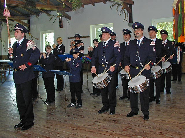 Spielmannszug unter der Leitung von Reinhard Teuber