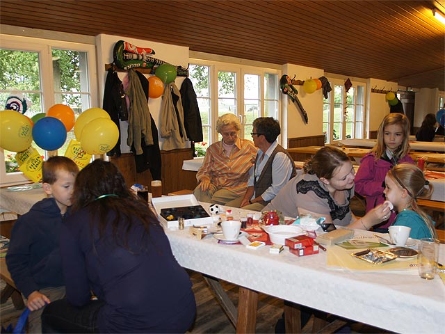 in der Festgarderobe