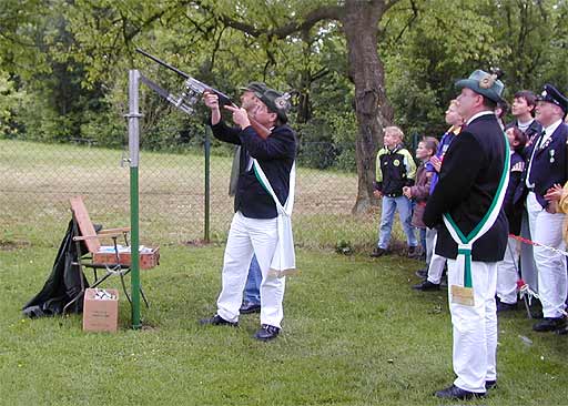Ziel - Schuss - Volltreffer